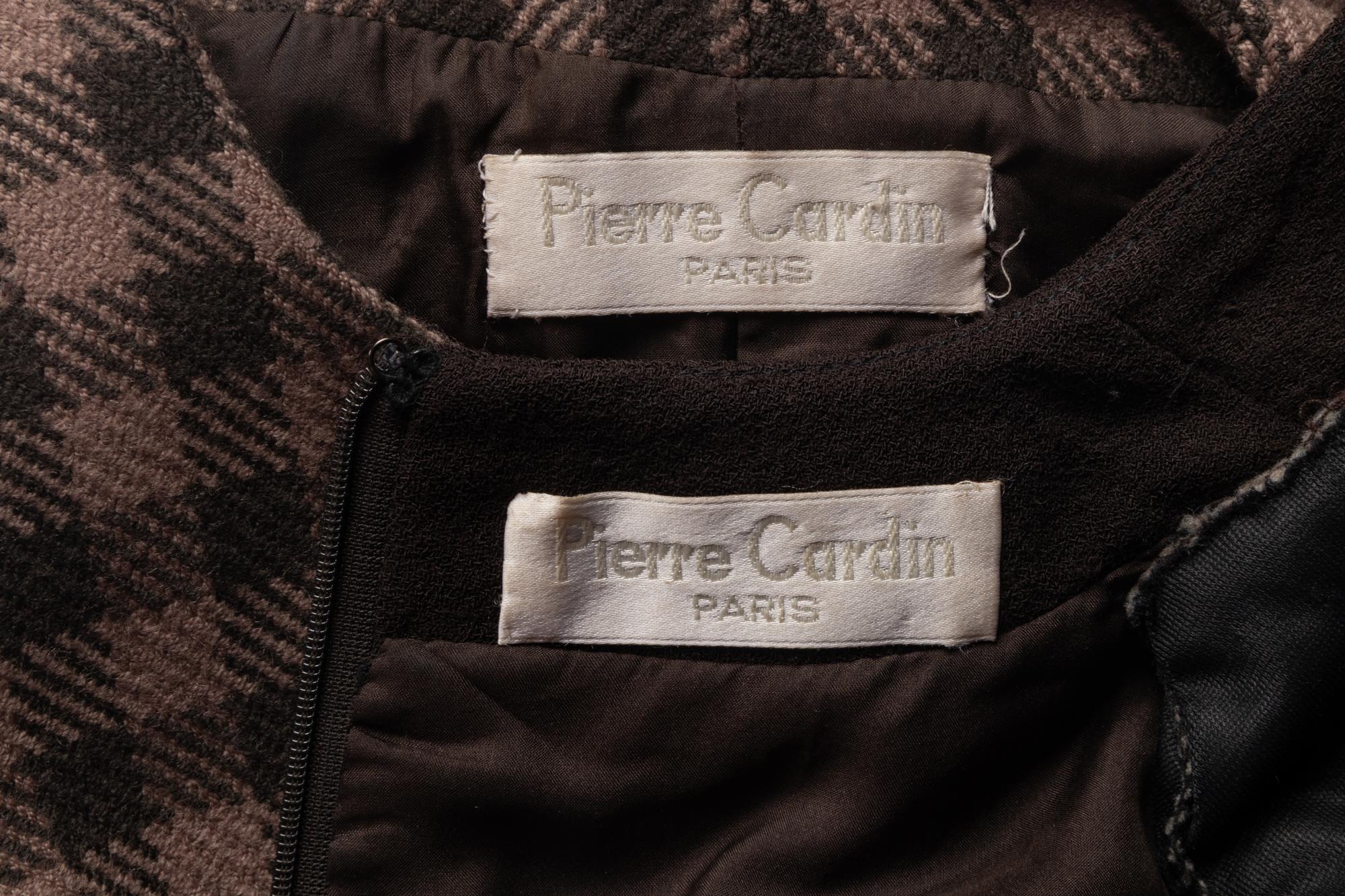 Pierre Cardin Haute Couture Tartan Jacket and Dress