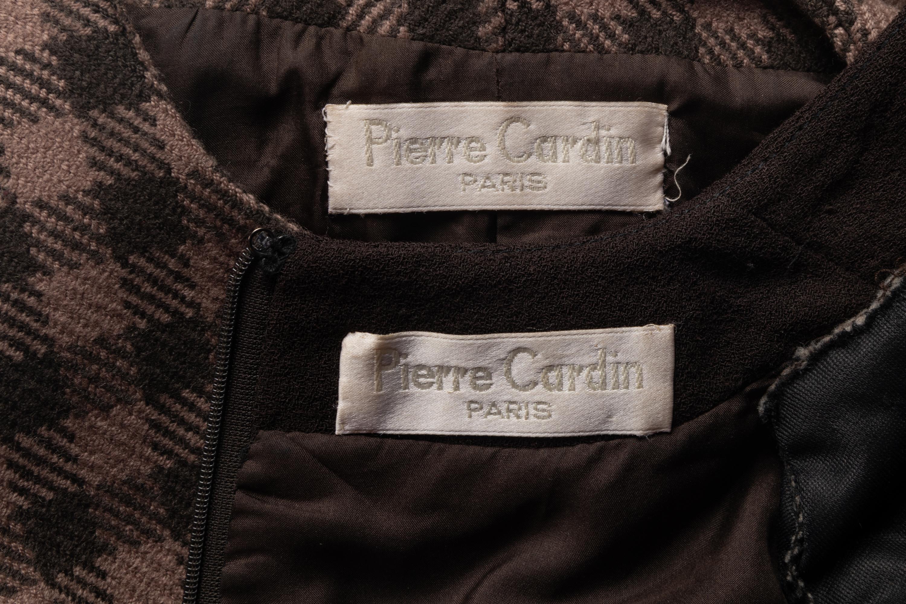 Pierre Cardin Haute Couture Tartan Jacket and Dress