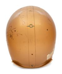 A Multi-Signed Autograph Notre Dame Football Legends Helmet Formerly Displayed at Mike Ditka's Restaurant