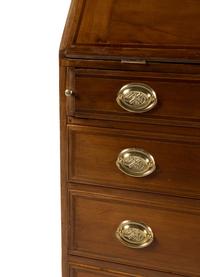 A Federal Cherrywood Bureau Cabinet