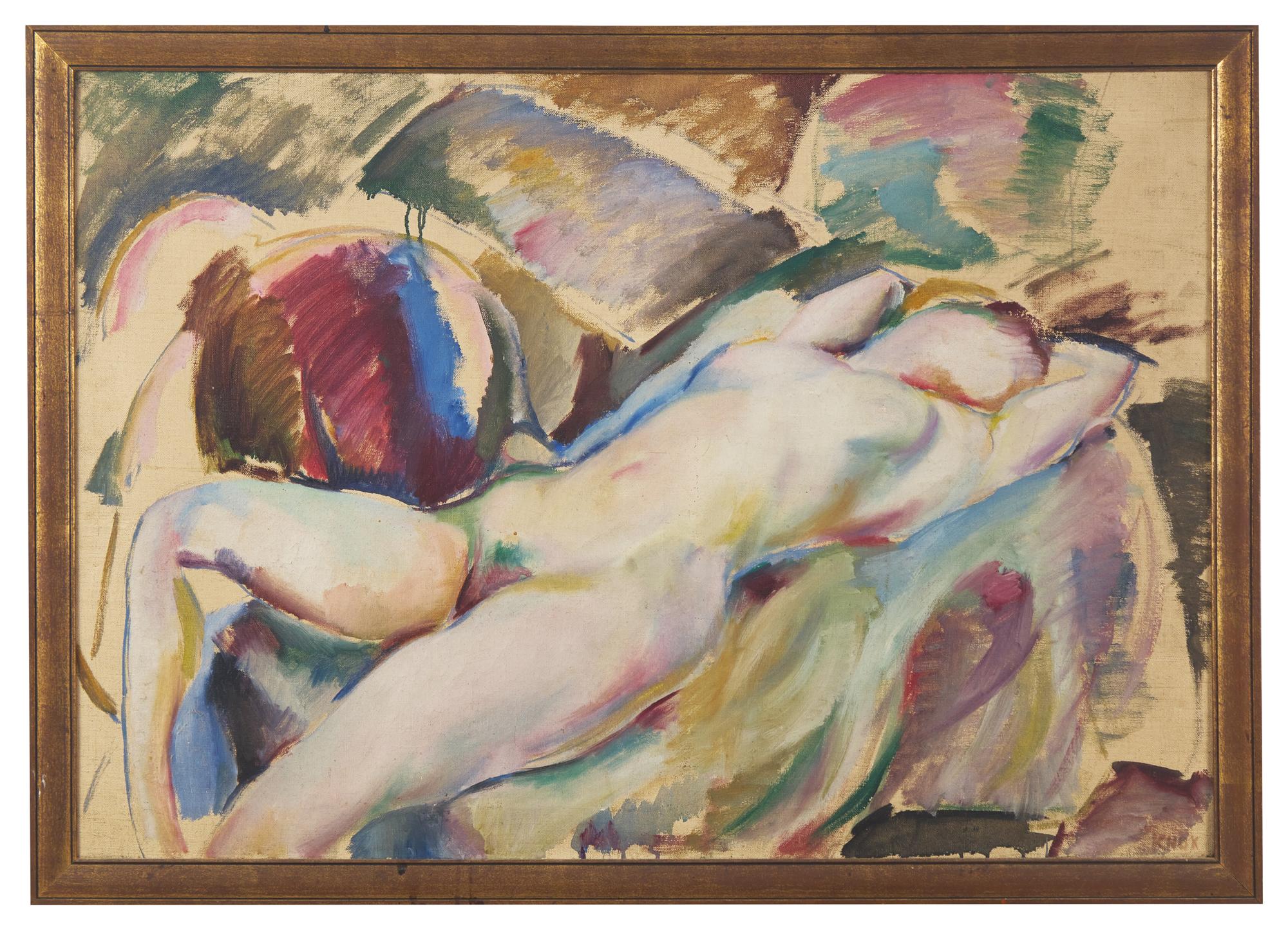 Lounging Nude