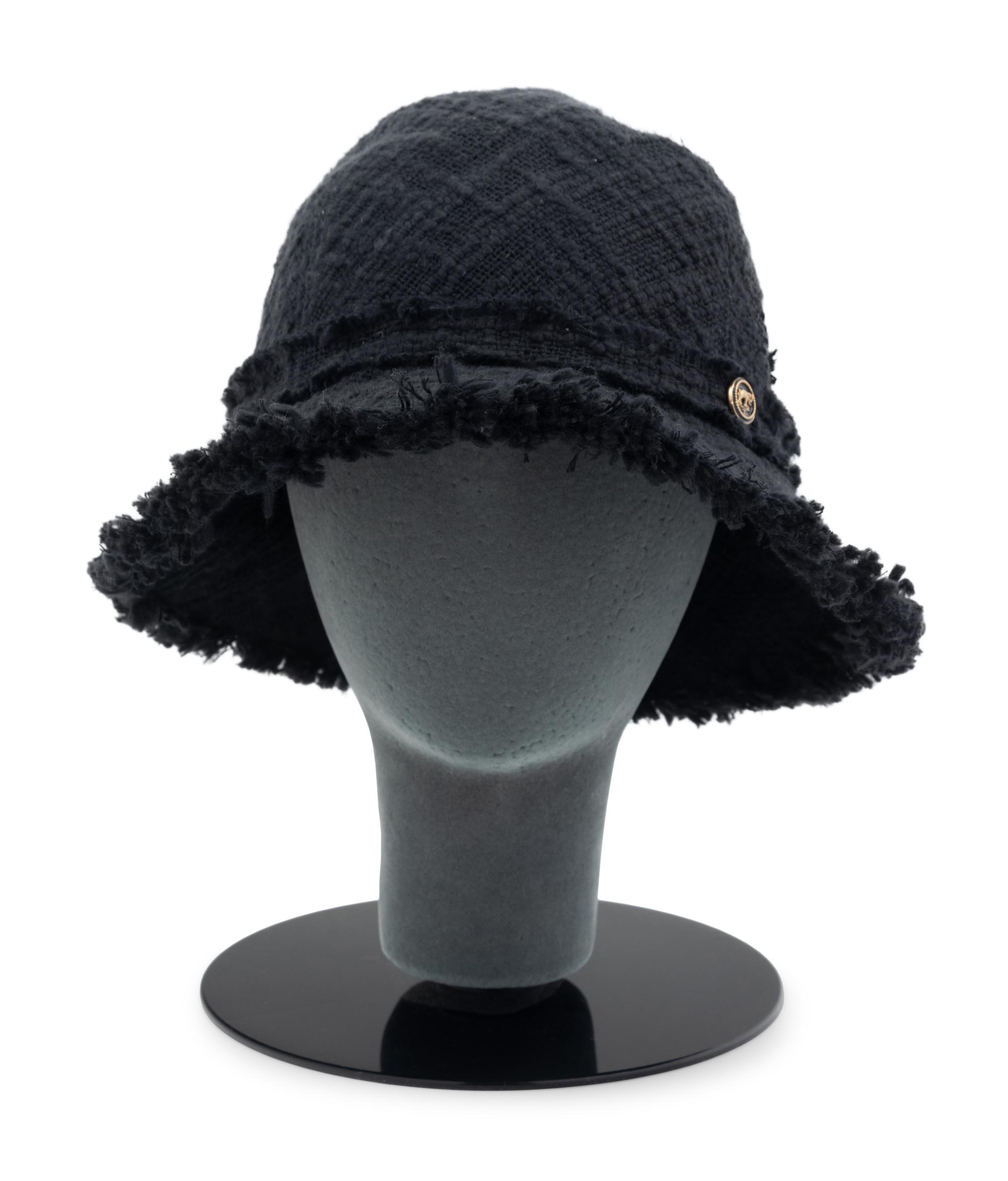 Chanel Tweed Bucket Hat, Fall 2012