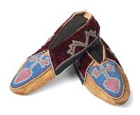 Prairie Beaded Hide Moccasins