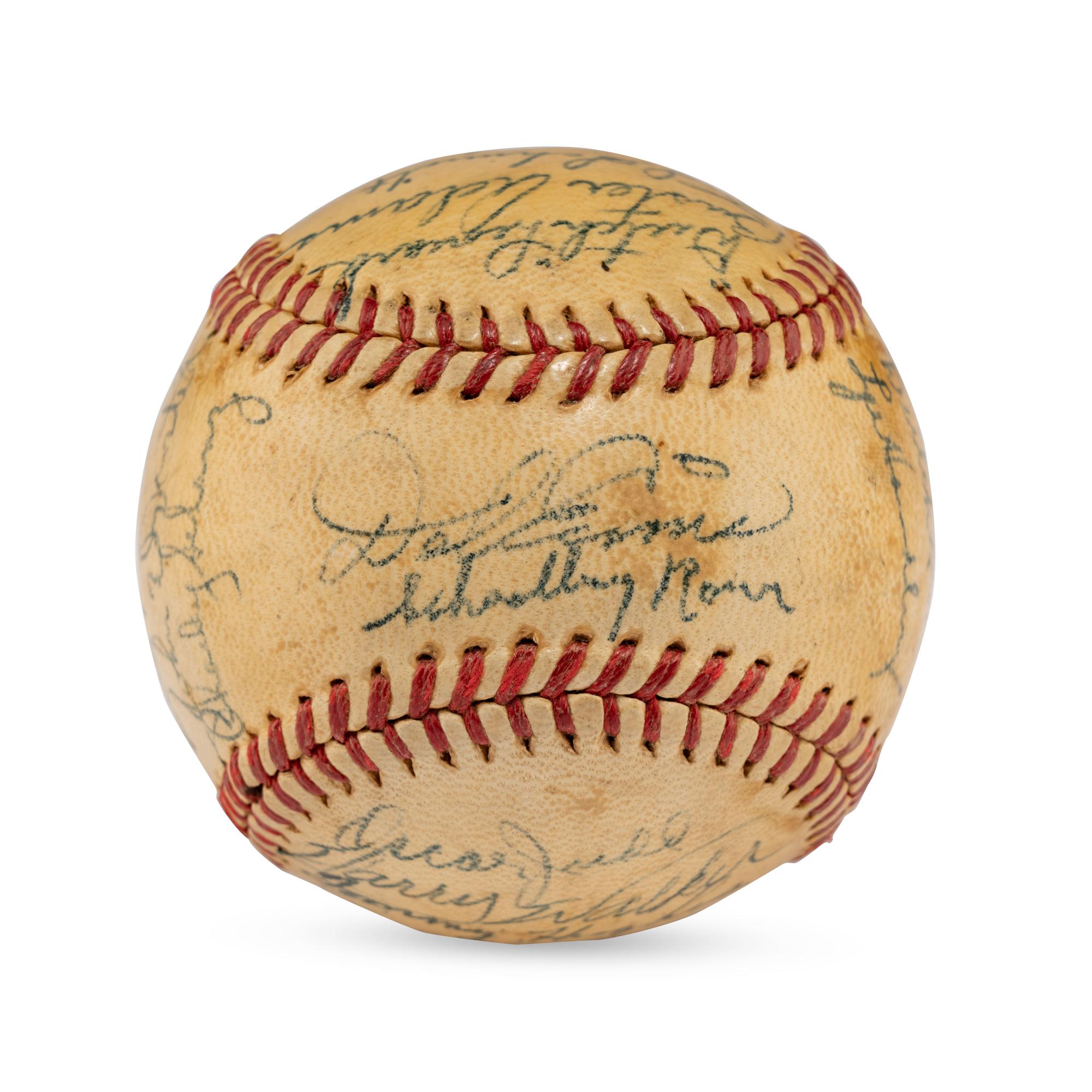 A 1947 Philadelphia Phillies Team Signed Autograph Baseball (PSA Letter of Authenticity)
