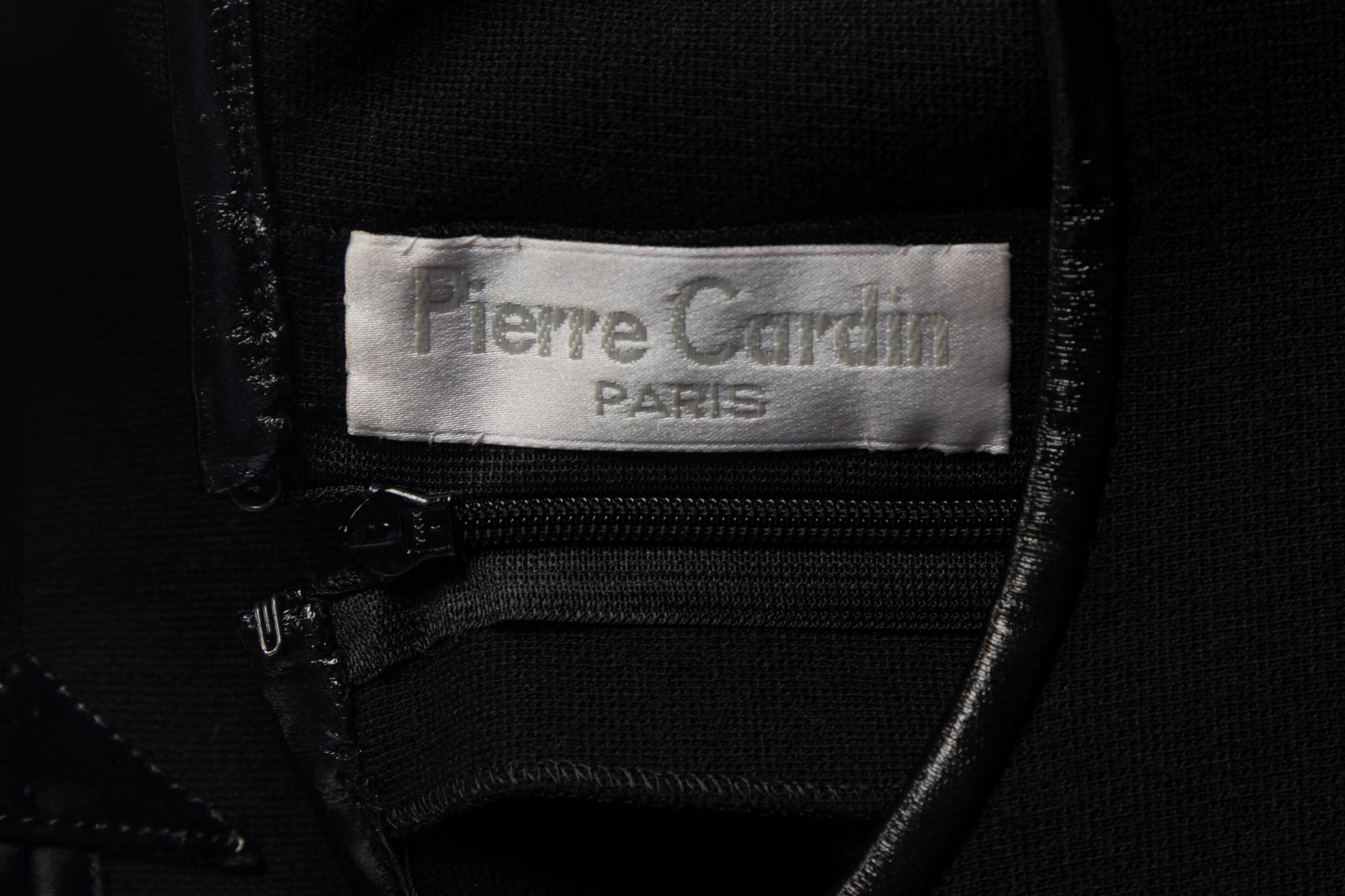 Pierre Cardin Haute Couture Dress with Vinyl Accents