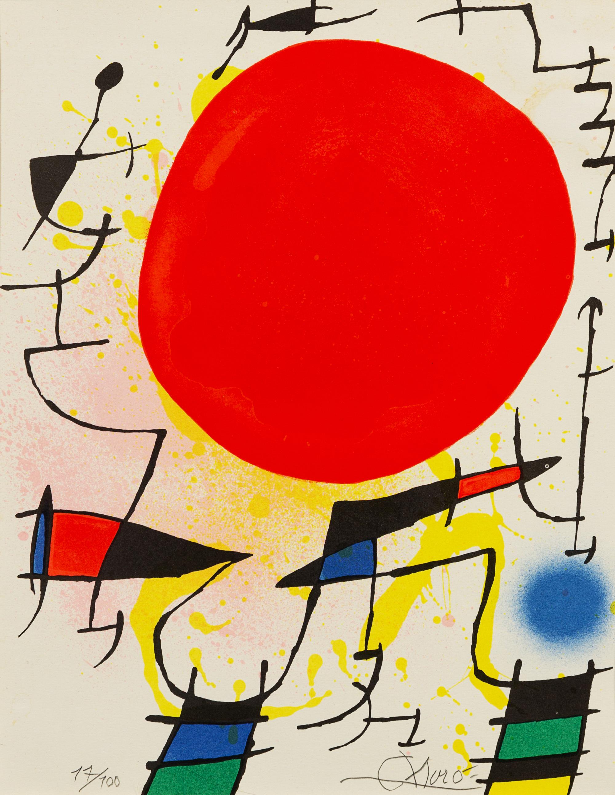 Joan Miró, (Spanish, 1893–1983), Le Soleil Rouge
