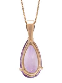 AMETHYST AND DIAMOND PENDANT/NECKLACE