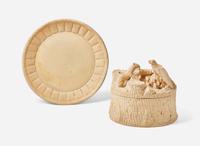 A Wilhelm Schiller & Son Caneware Game Pie Dish, Bohemia (Czech Republic), 1880s
