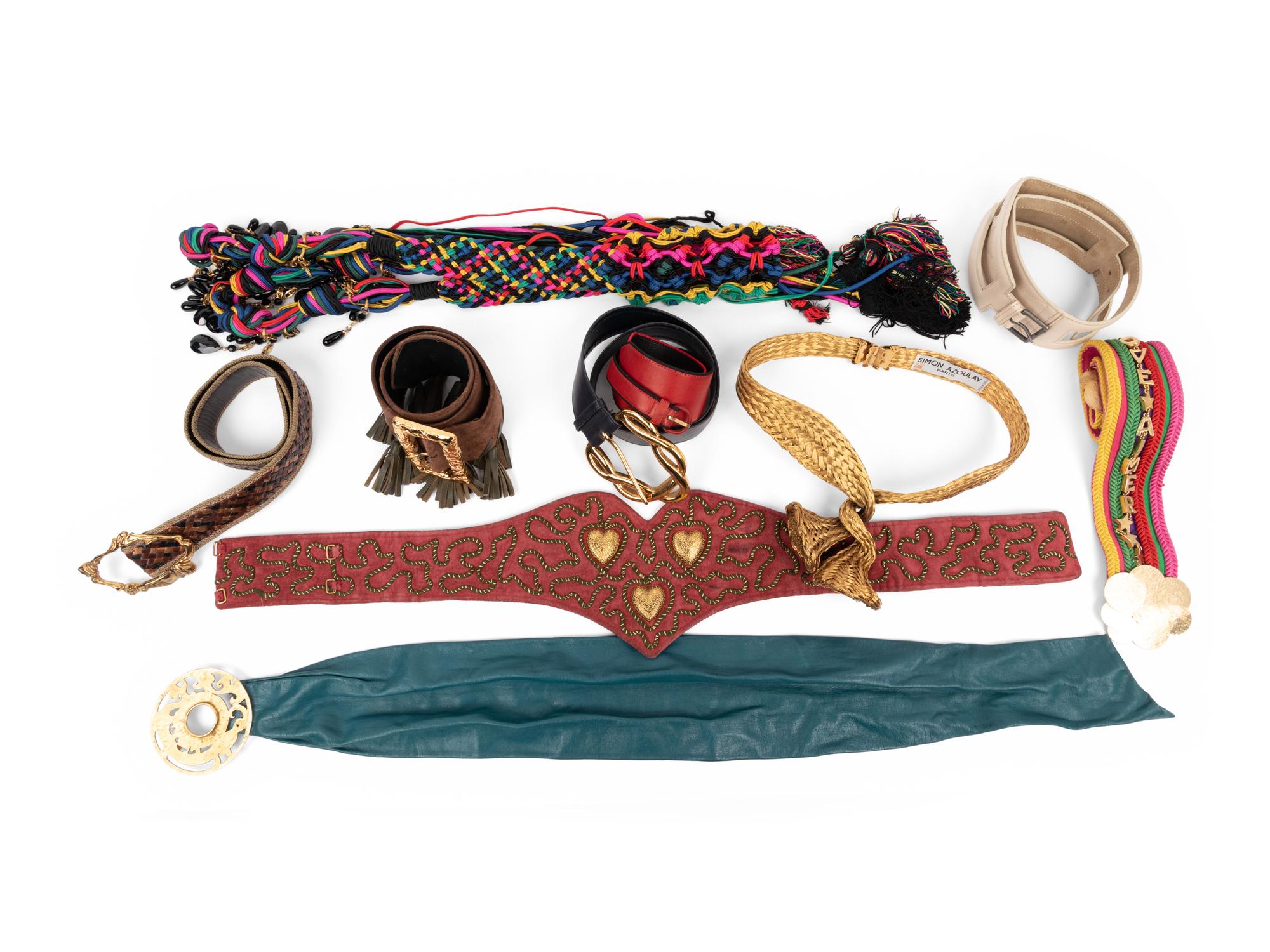 Ten Designer Belts, 1970-2000s