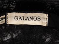 Galanos, Black Lace Hat