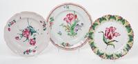 A Quimper Covered Tureen Width of tureen 13 inches.