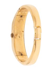 FRENCH, MODERNIST, 18K YELLOW GOLD WRISTWATCH