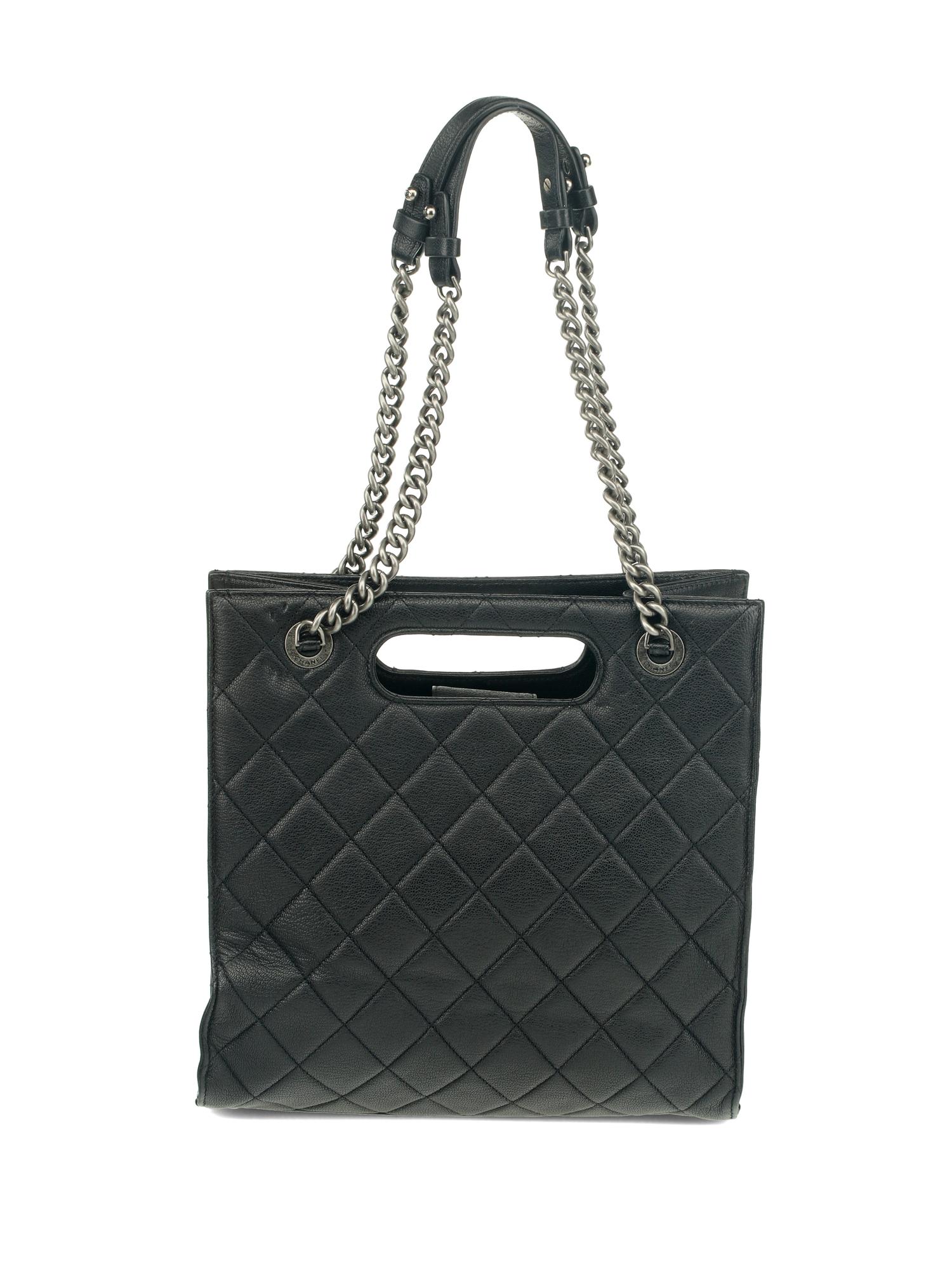 Chanel Quilted Leather Boy Shopper Tote