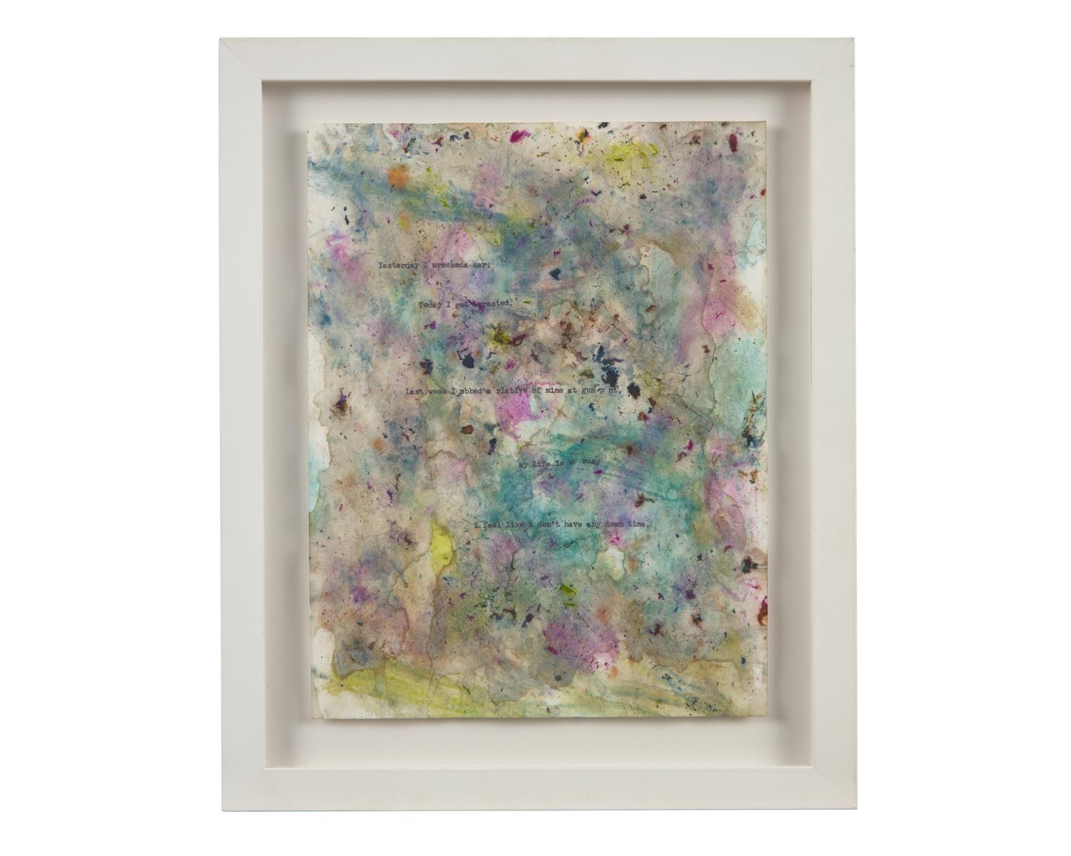 Untitled (two works from Train Yourself to Lose ), 2013