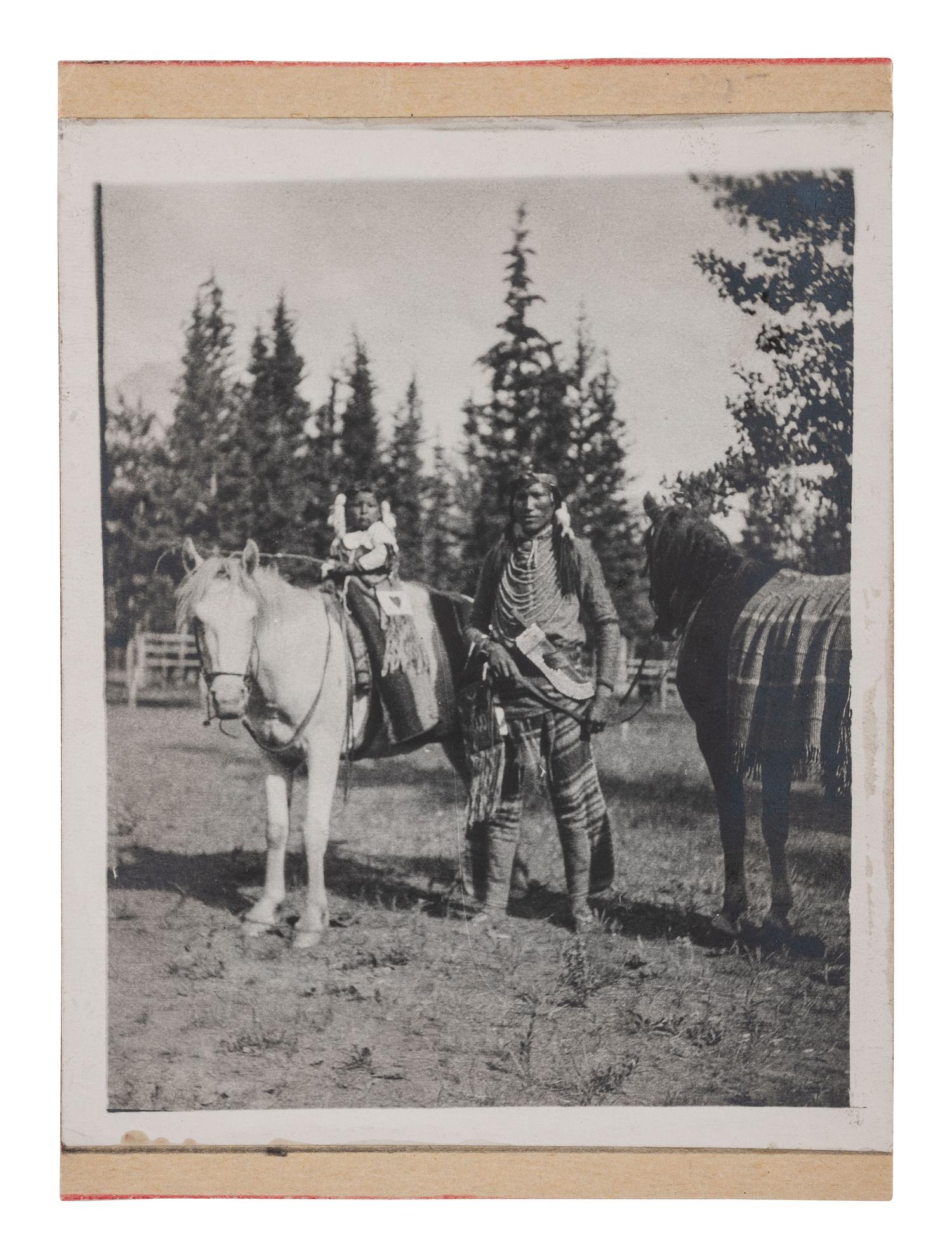 [NATIVE AMERICANS]. A group of 34 silver gelatin photographs of Native American subjects.
