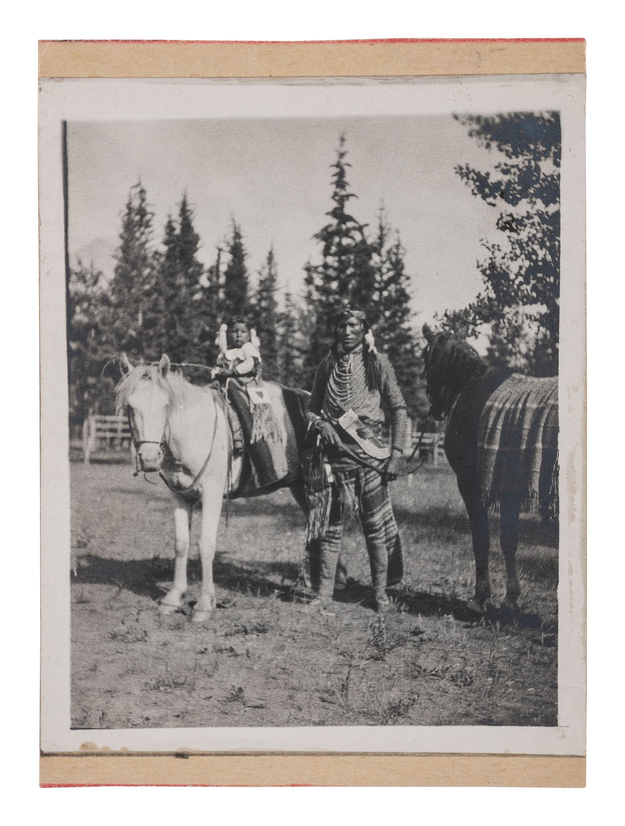 [NATIVE AMERICANS]. A group of 34 silver gelatin photographs of Native American subjects.