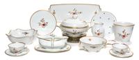 An Augarten Porcelain Dinner Service Width of widest 20 1/2 inches. — 20TH CENTURY