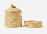 A Wedgwood Caneware Cheese Dish and Cover,