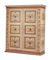 An Italian Neoclassical Painted Armoire