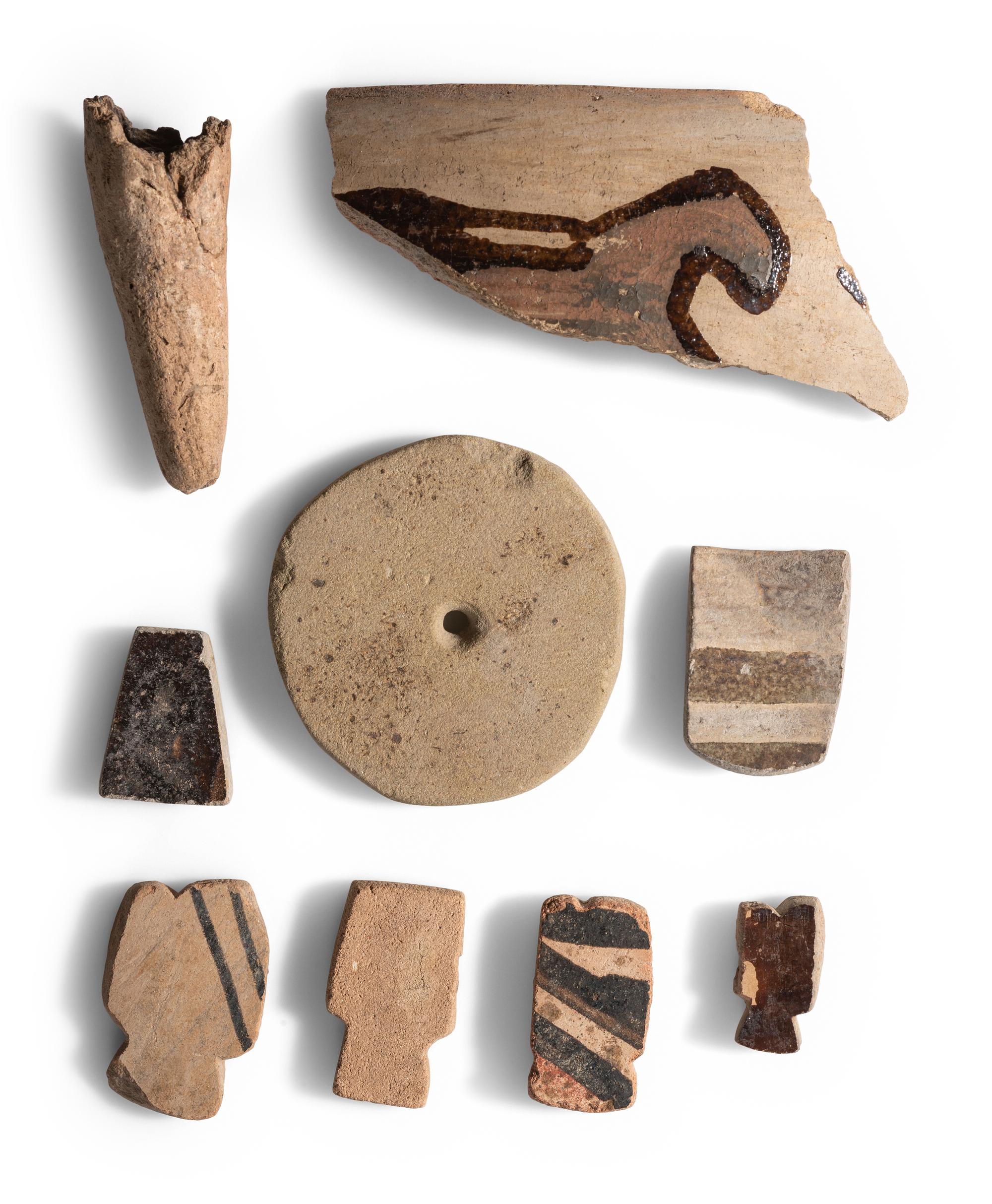 Collection of San Lazaro Pueblo Pottery Artifacts, From the Collection of Forrest Fenn