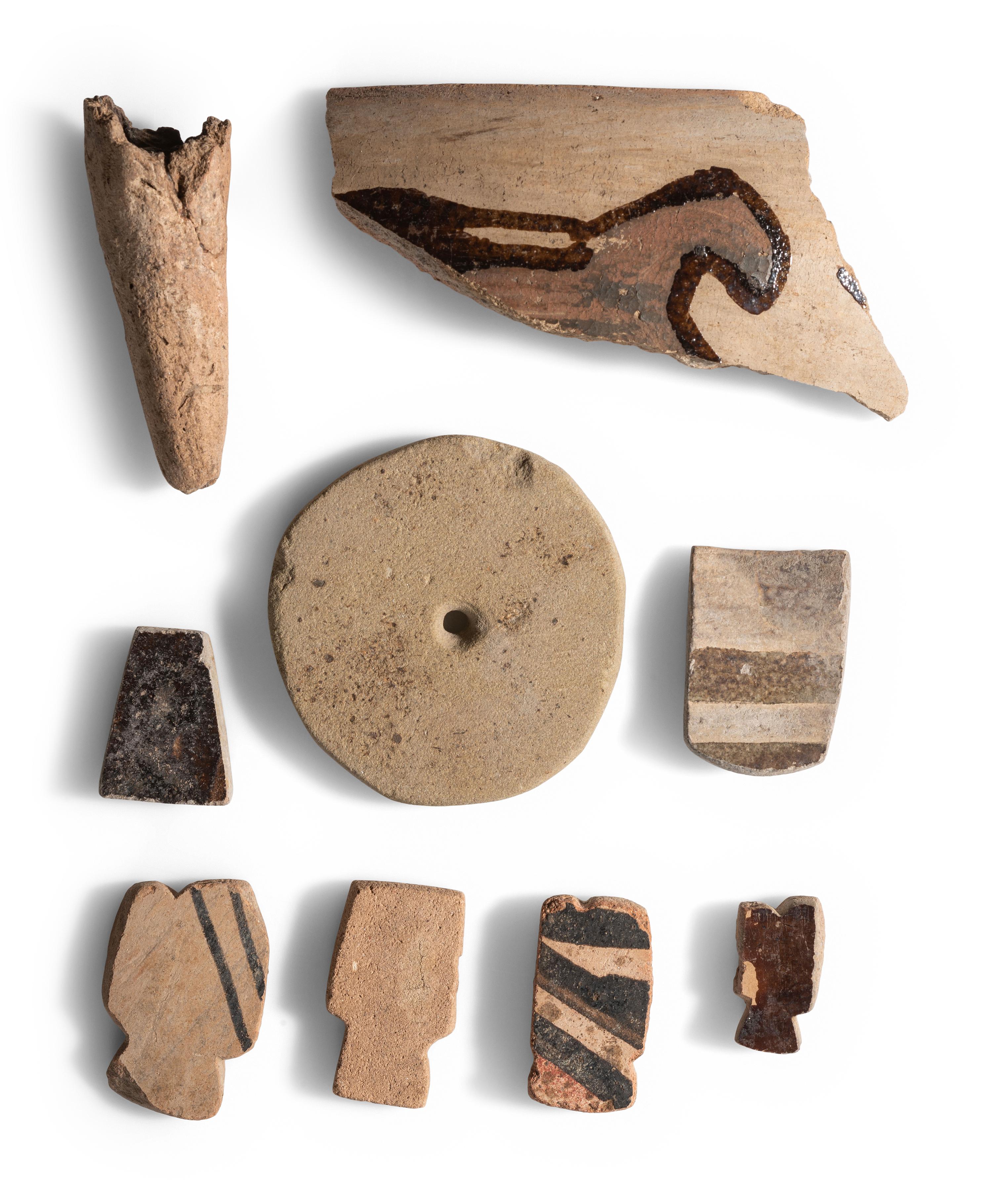 Collection of San Lazaro Pueblo Pottery Artifacts, From the Collection of Forrest Fenn