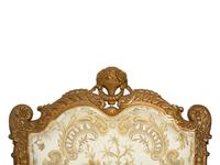 A Pair of Victorian Carved and Upholstered Open Armchairs — 19TH/20TH CENTURY