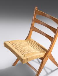 Pair of Folding Lounge Chairs Ditta Guglielmo Pecorini & C, Italy