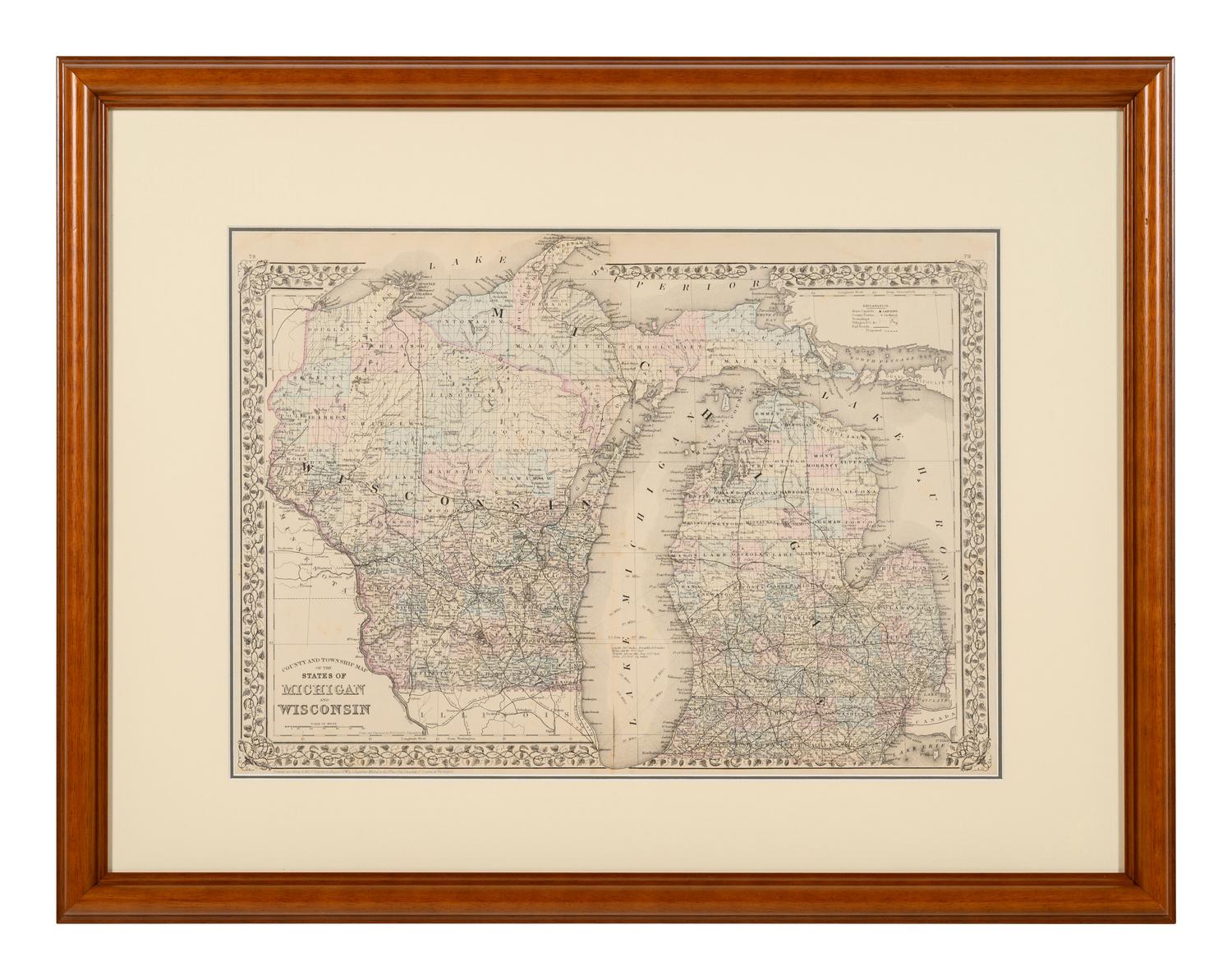 A Group of 13 maps of Chicago and Illinois, comprising: