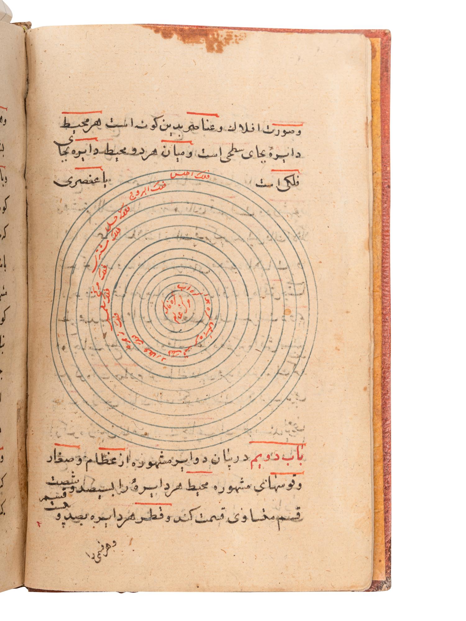 [ASTRONOMY & MATHEMATICS -- MANUSCRIPT]. A treatise on astronomy, arithmetic and the astrolabe. N.p., 1193 A.H. [1779 C.E.].