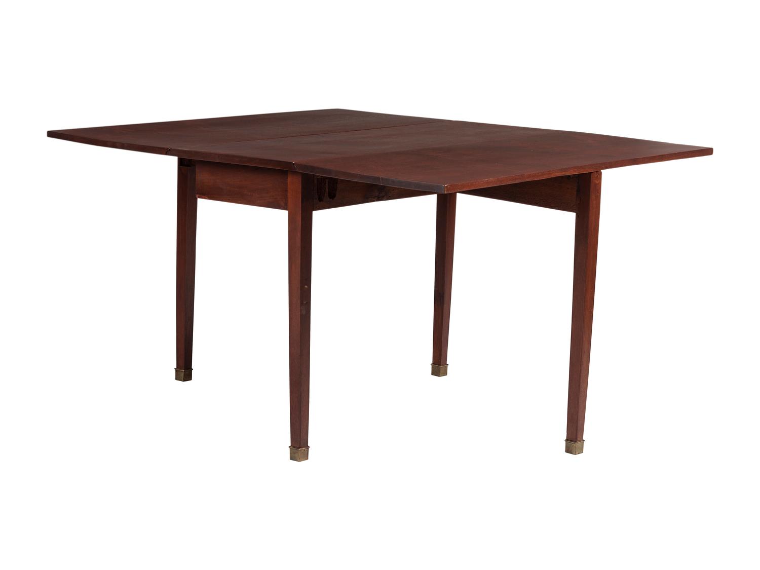 A George III Mahogany Drop-Leaf Dining Table