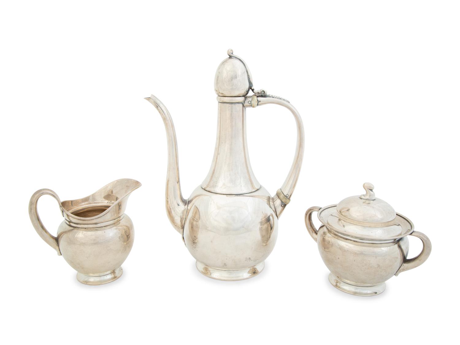 A Tiffany & Co. Silver Demitasse Set