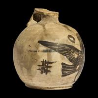 A Corinthian Black-Figured Aryballos with Siren