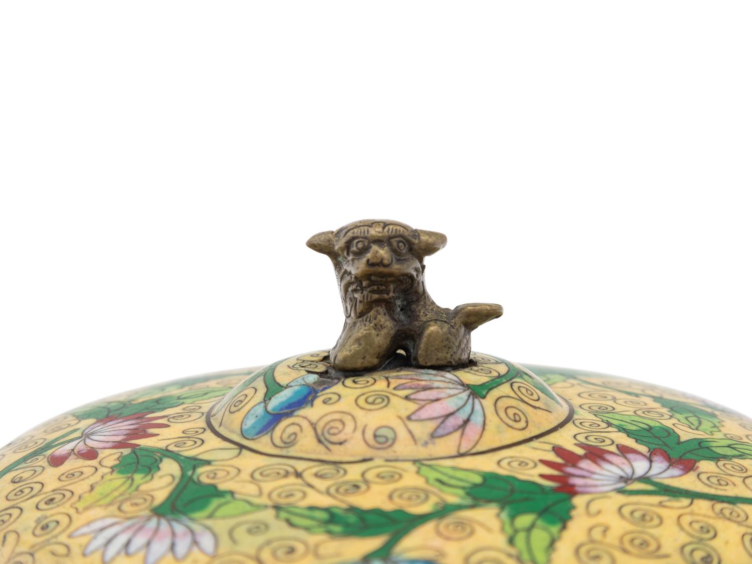 Three Chinese Cloisonné Vessels