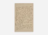 [Literature] Woolf, Virginia: Autograph Letter, initialed