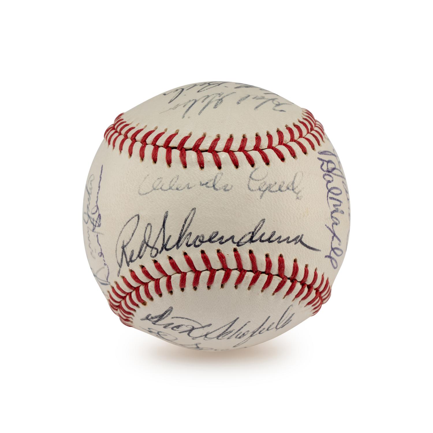 A 1968 St. Louis Cardinals Team Signed Autograph Baseball