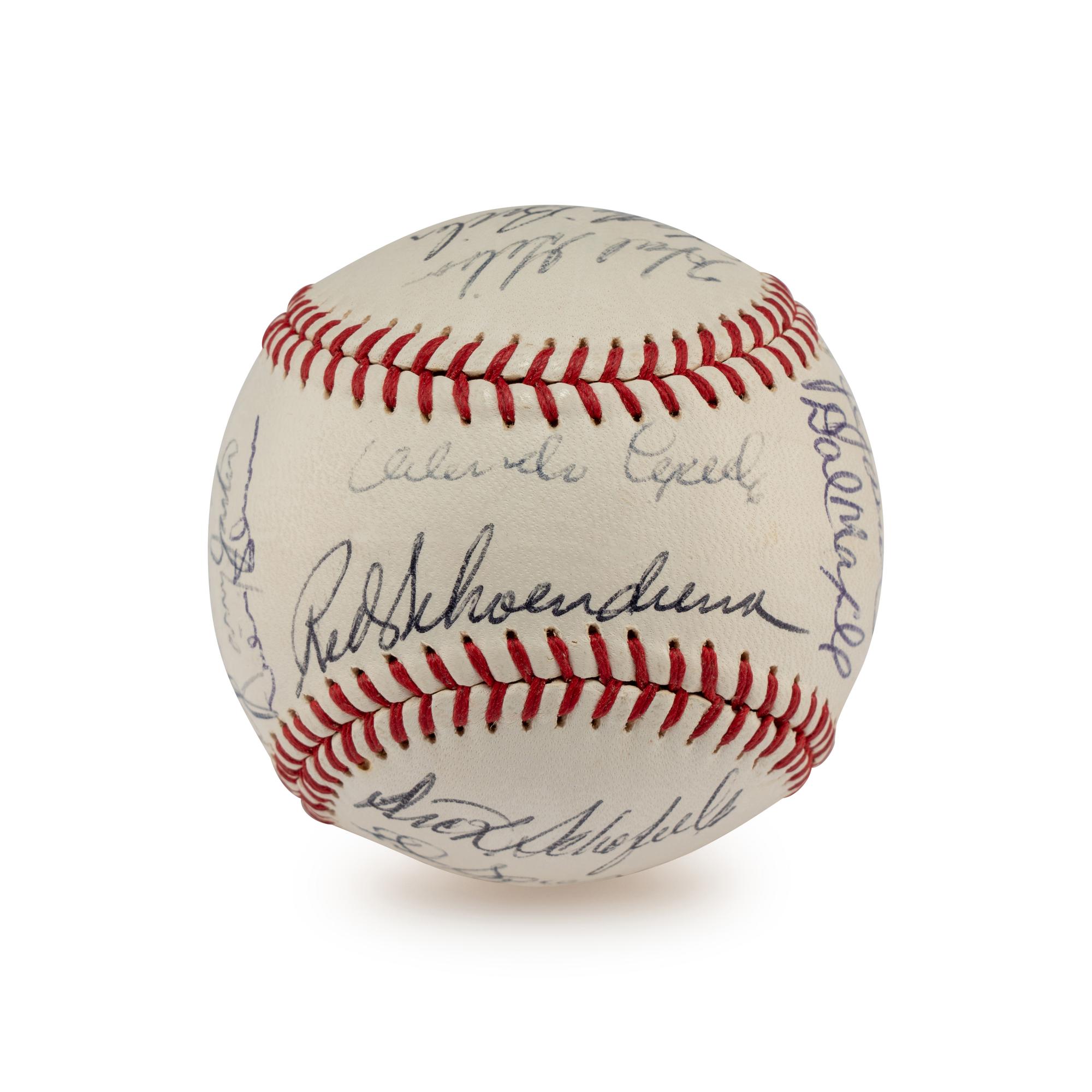 A 1968 St. Louis Cardinals Team Signed Autograph Baseball