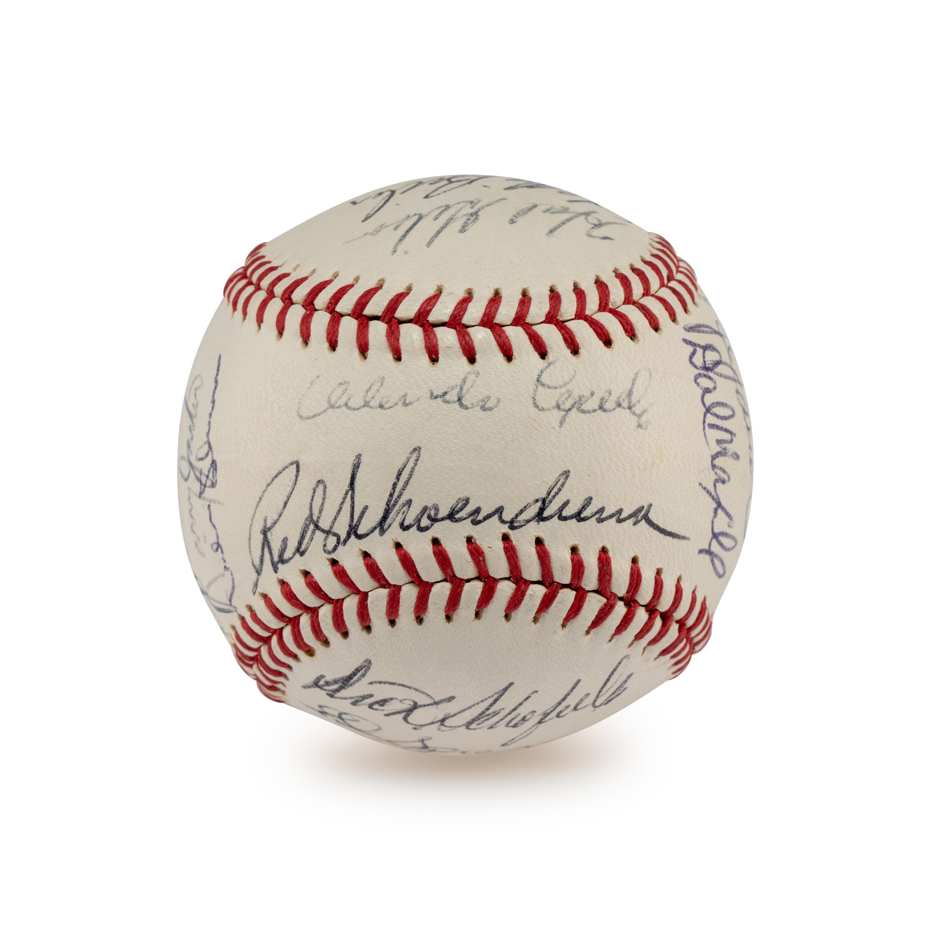A 1968 St. Louis Cardinals Team Signed Autograph Baseball