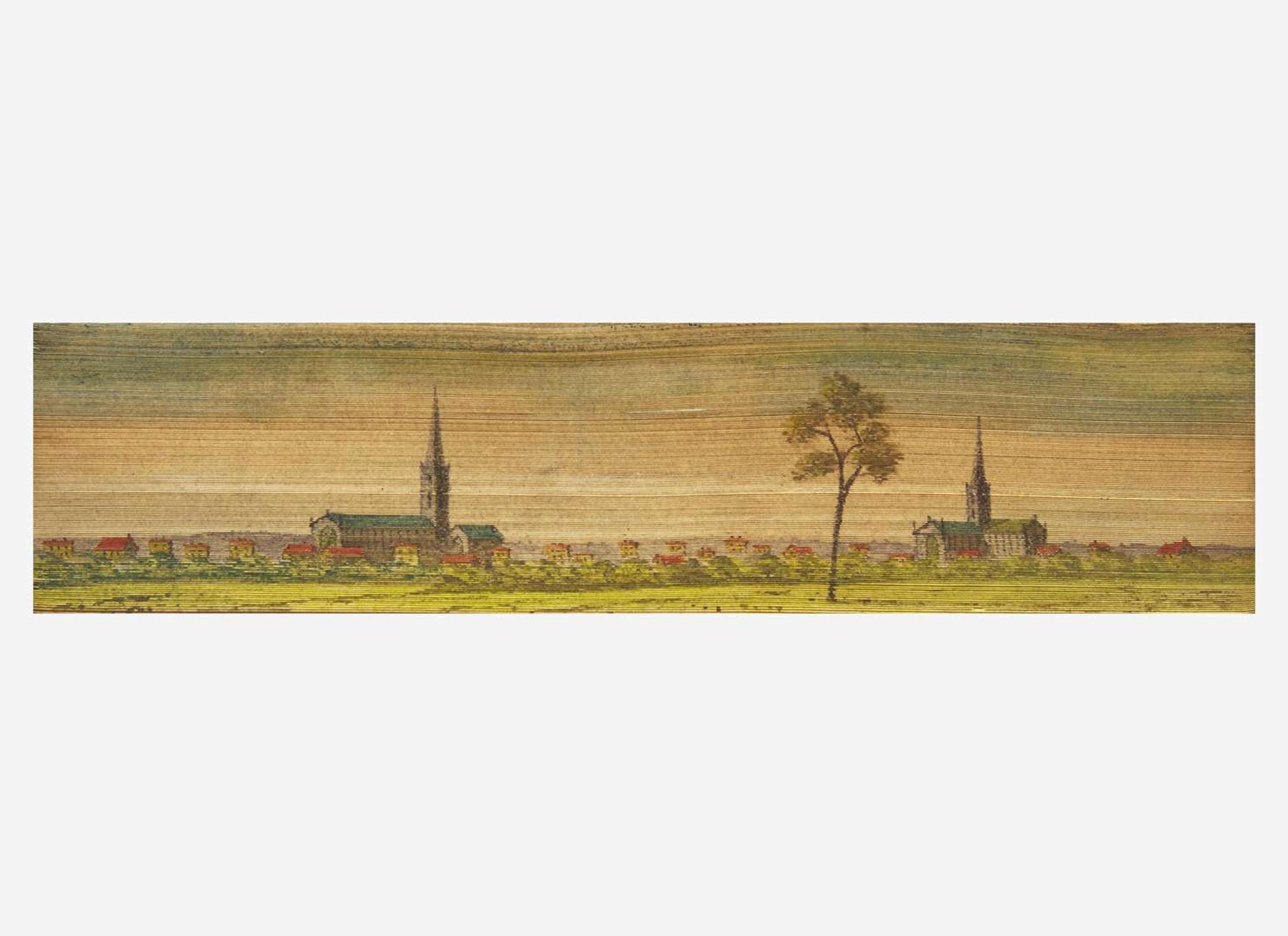 [FORE-EDGE PAINTING]. RUSSELL, Arthur T. Memorials of the Life and Works of Thomas Fuller. London: William Pickering, 1844.
