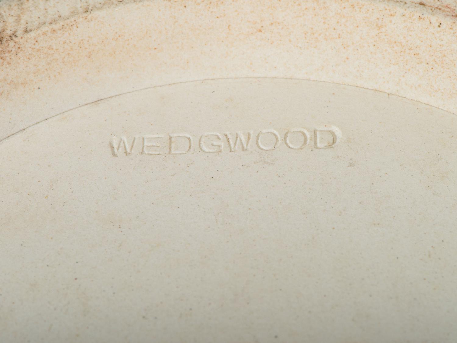 Three Wedgwood Blue Jasperware Jardinieres