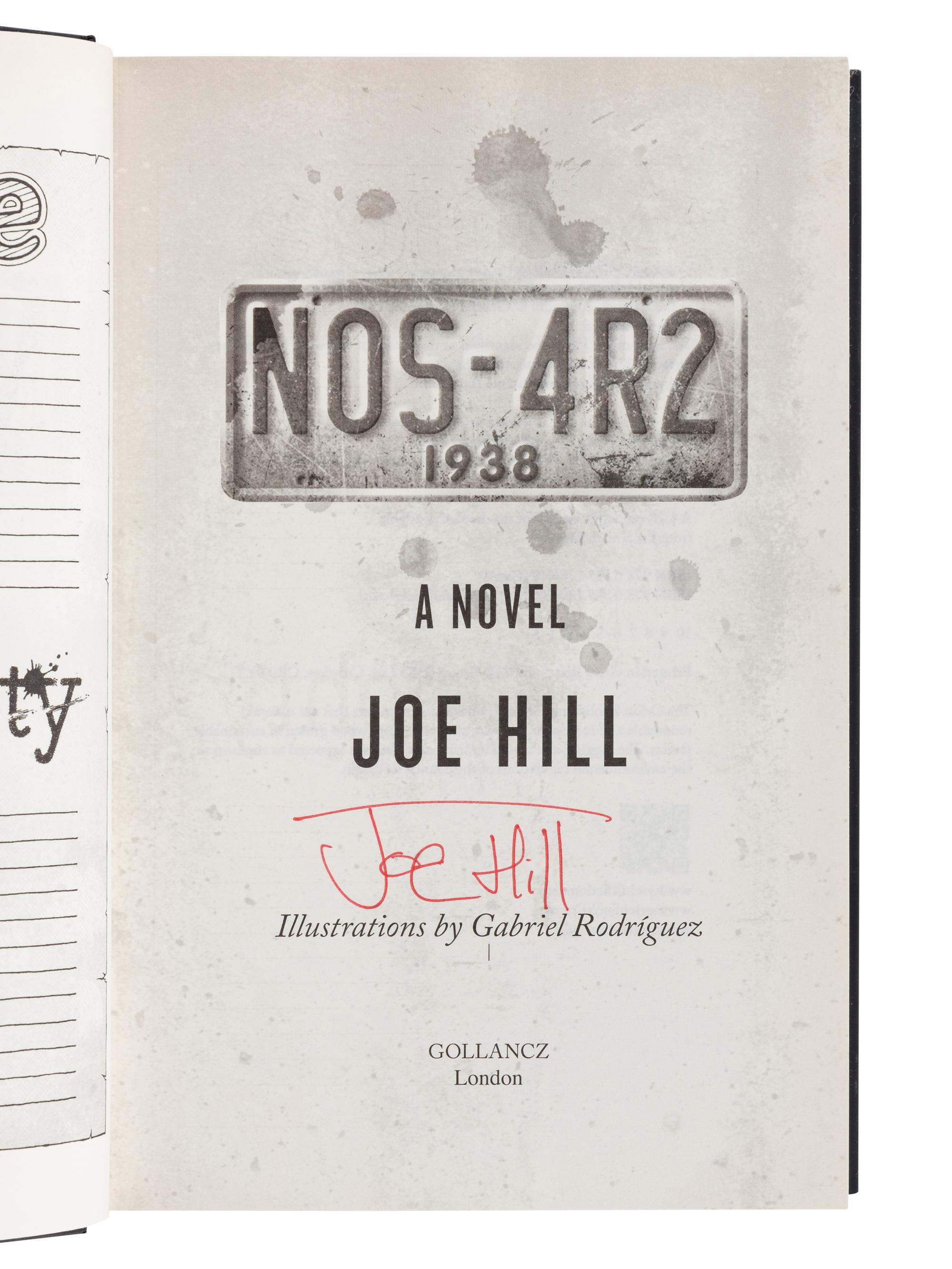 HILL, Joe (b. 1972). Voluntary Committal. Burton, MI: Subterranean Press, 2005.