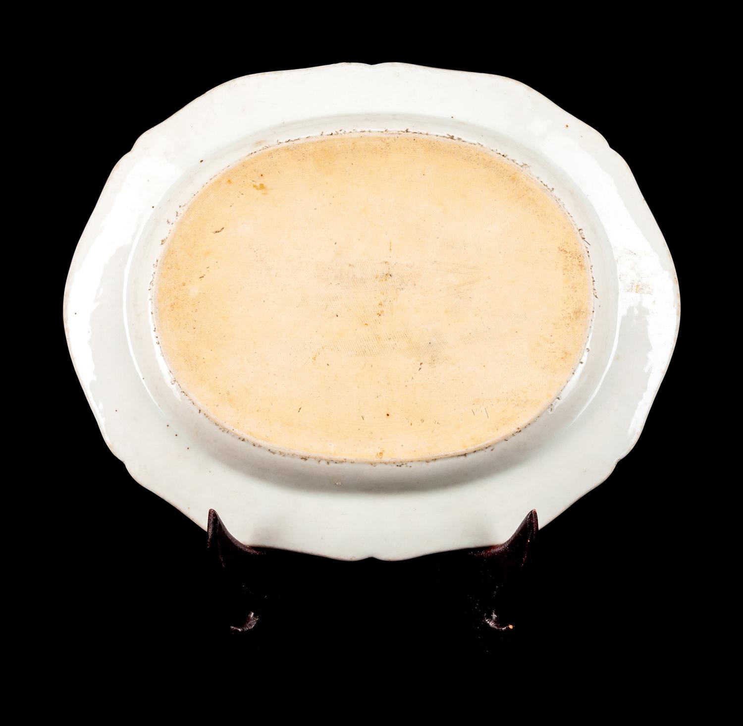 A Chinese Export Porcelain Armorial Charger