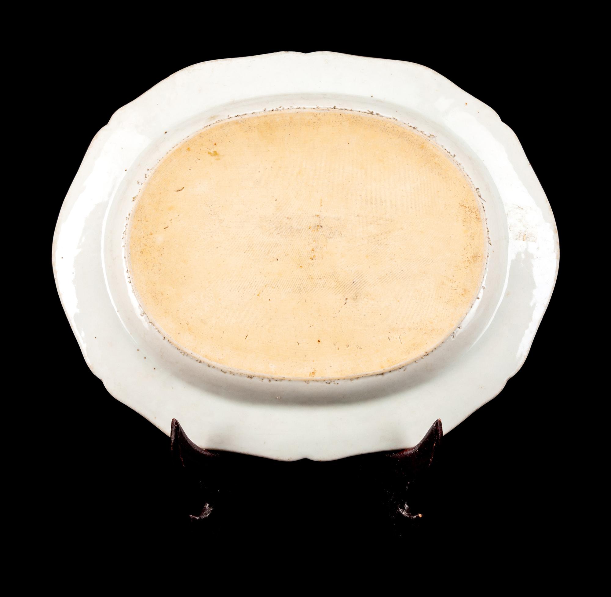 A Chinese Export Porcelain Armorial Charger