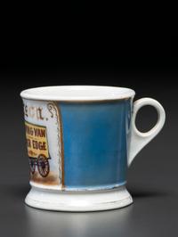 A Mover's Porcelain Occupational Shaving Mug