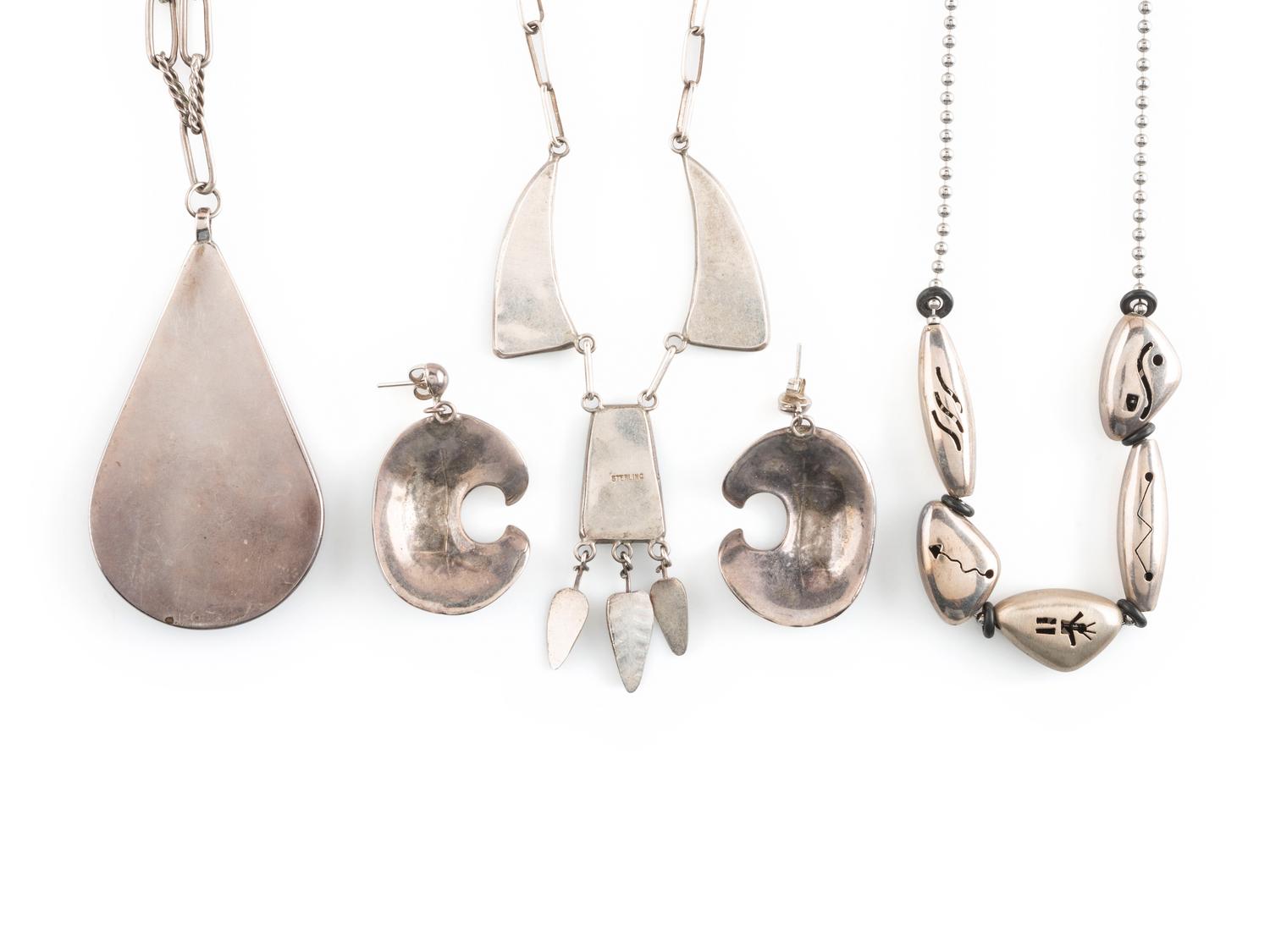 Zuni and Southwestern-style Necklaces, PLUS Post Earrings