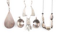 Zuni and Southwestern-style Necklaces, PLUS Post Earrings
