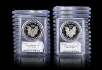 A Group of 25 United States Silver Eagle $1 Proofs