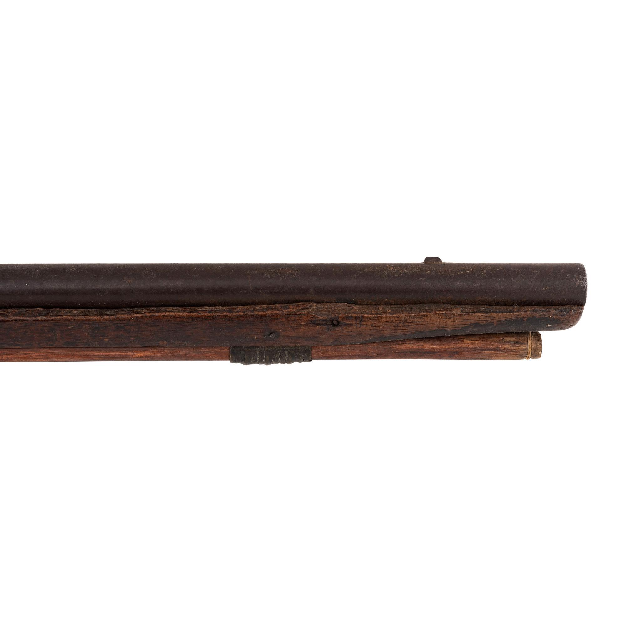 Period Shortened Flintlock Northwest Trade Gun by Leman
