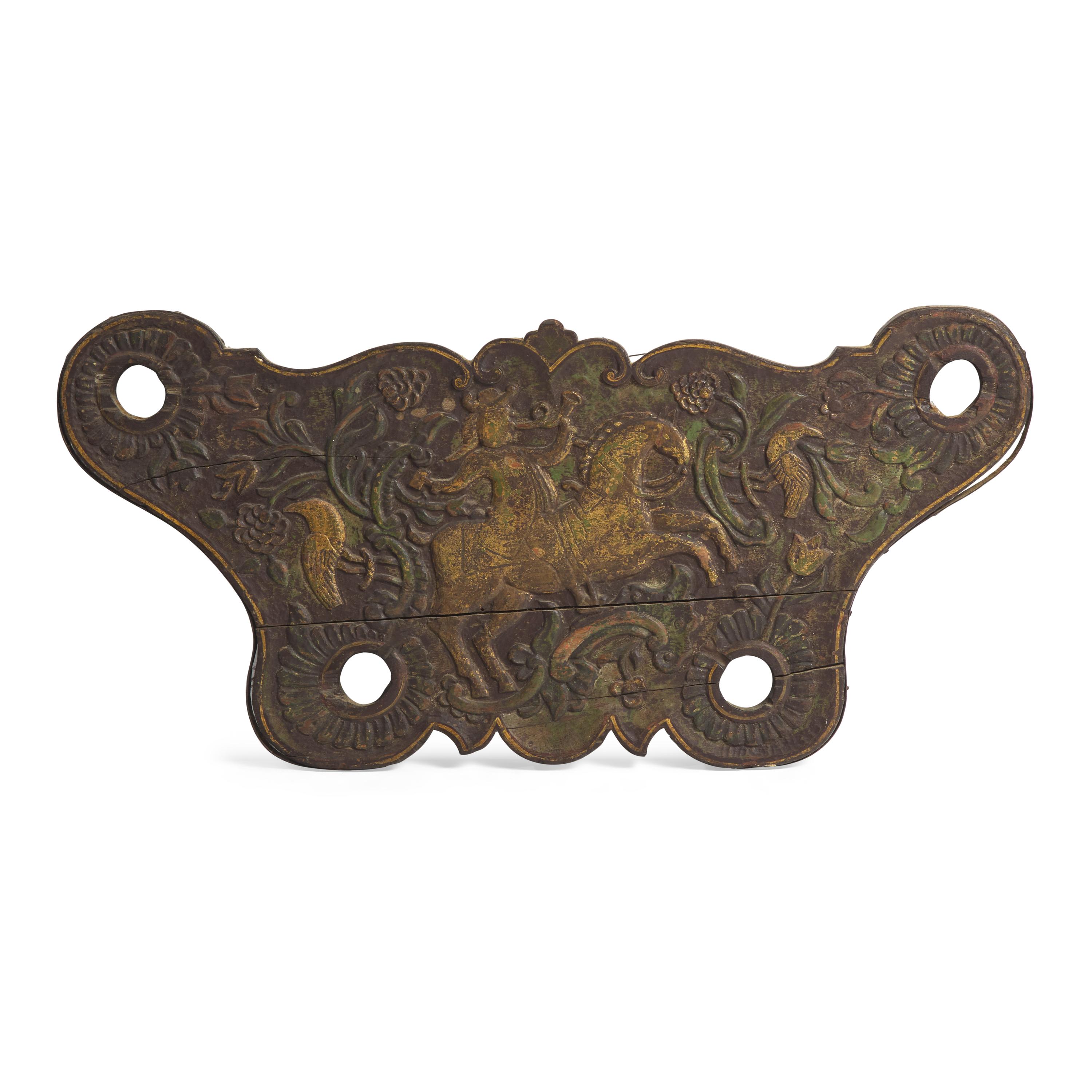 A German Carved and Painted Trade Sign