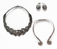 A Collection of Sterling Silver Jewelry, Margo De Taxco, 94.50 dwts.
