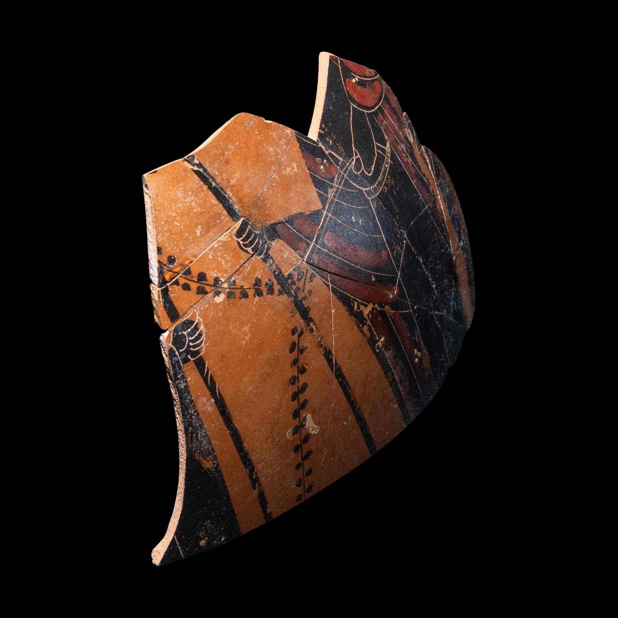 An Attic Black-Figured Amphora Fragment